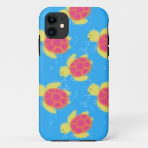 Cute Sea Turtle Pattern Case-Mate iPhone Case