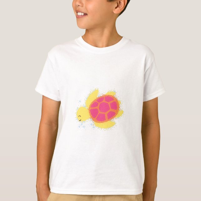 Cute Sea Turtle T-Shirt (Front)
