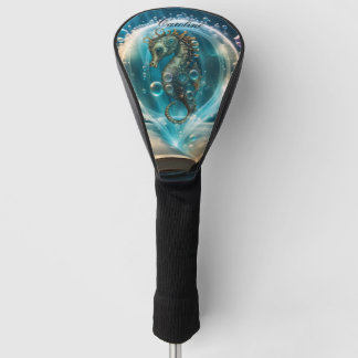 Cute seahorse golf head cover