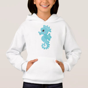 Cute Seahorse, Little Seahorse, Blue Seahorse