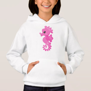 Cute Seahorse, Little Seahorse, Pink Seahorse