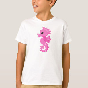 Cute Seahorse, Little Seahorse, Pink Seahorse T-Shirt