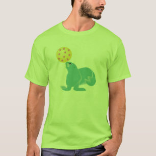 cute seal balancing ball T-Shirt