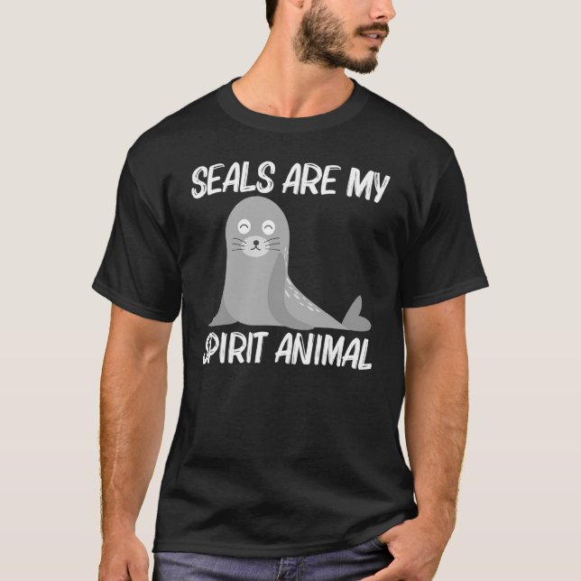 Cute Seal For Men Women Sea Lion Zoo Animal   T-Shirt (Front)