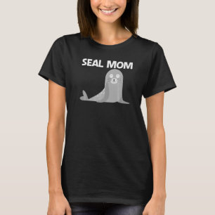 Cute Seal For Mum Mother Sea Lion Zoo Animal T-Shirt