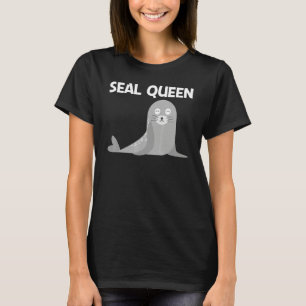 Cute Seal For Women Mum Sea Lion Zoo Animal T-Shirt