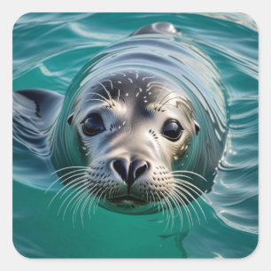 Cute Seal Sticking his Head out of Water