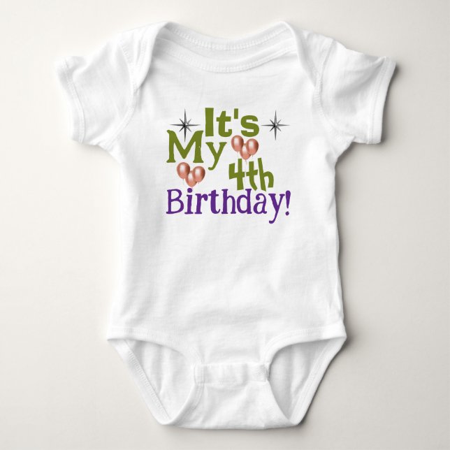 Cute Second Birthday Party Outfit Baby Bodysuit (Front)