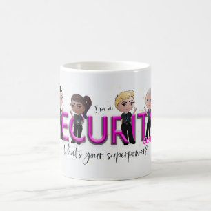 Cute Security Guard Superpower Coffee Mug