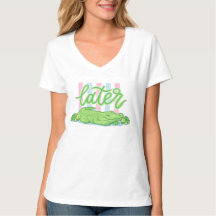 Cute See Ya Later Alligator Summer Graphic Women's