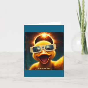 Cute Selfie Duck Womens Mens Solar Card