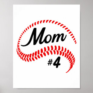 Cute Sell Softll #4 Sell Mom Mother's Day Gameday Poster
