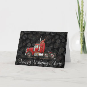 Cute Semi-Cab Card