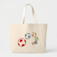 Cute set of soccer balls