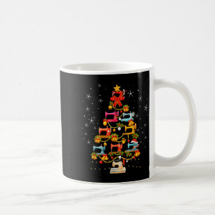 Cute Sewing Machine Christmas Tree Christmas Ornam Coffee Mug