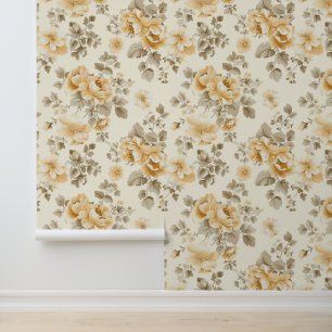 Cute Shabby Chic Floral Wallpaper