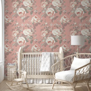 Cute Shabby Chic Floral Wallpaper