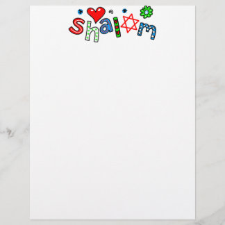 Cute Shalom Greeting Text Expression