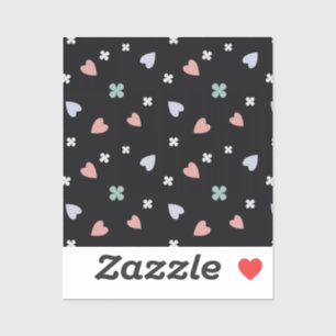 Cute Shamrock Hearts Lucky Love Pattern