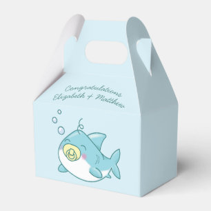 Cute Shark Baby Shower Kawaii Favour Box
