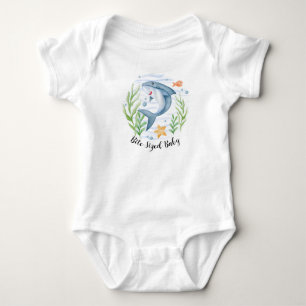 Cute Shark Bite Sized Baby T-Shirt Under the Sea Bodysuit