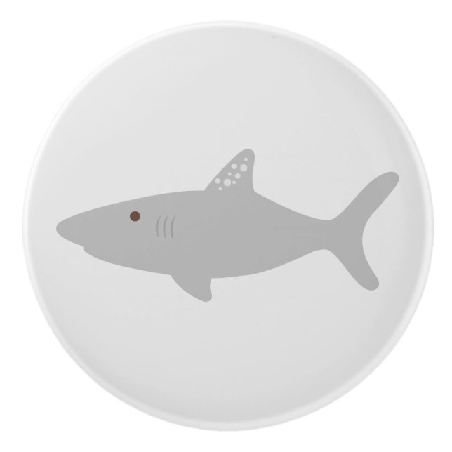 Cute Shark Ceramic Pull (Front)