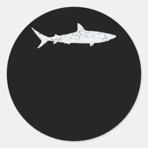 Cute Shark Lover Gifts - Funny Shark Gifts Classic Round Sticker