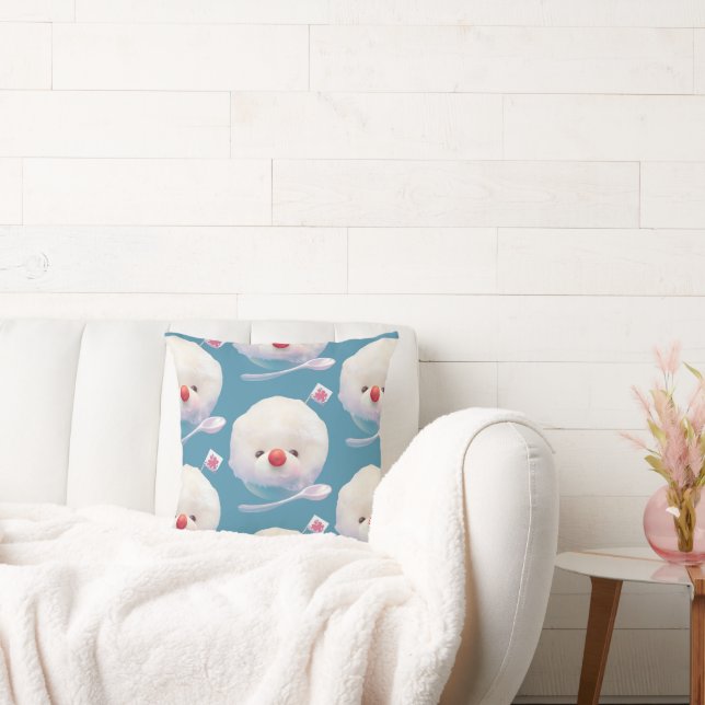 Cute Shaved Ice Dog Pattern Cushion (Couch)
