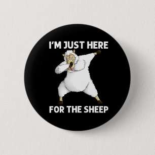 Cute Sheep 6 Cm Round Badge