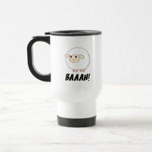 Cute Sheep Baaah Travel Mug
