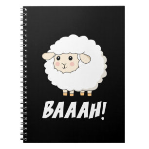 Cute Sheep Baah Notebook