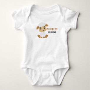 Cute Sheep Baby Romper Cuteness Overload Bodysuit
