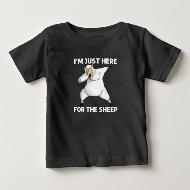 Cute Sheep Baby T-Shirt (Front)