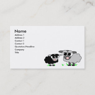Cute Sheep Business Card