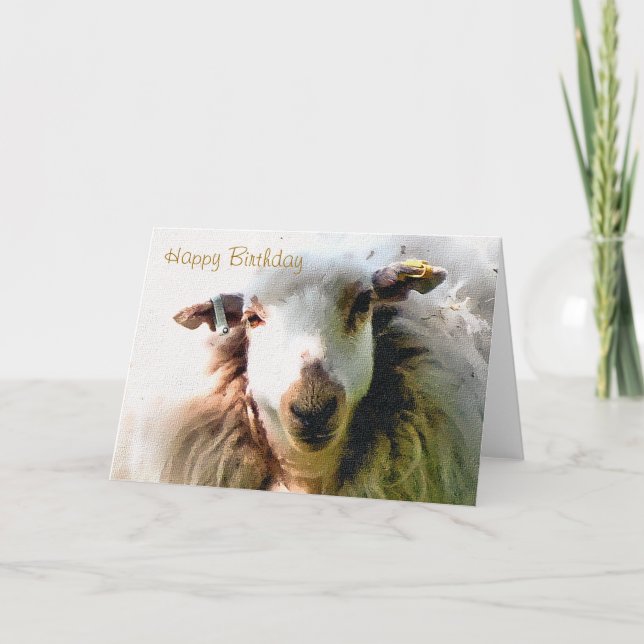 CUTE SHEEP CARD (Front)