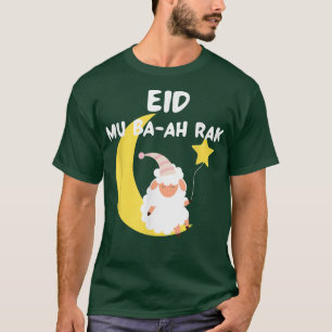 Cute sheep Eid Mubaaahrak Eid mubarak Eid al adha  T-Shirt