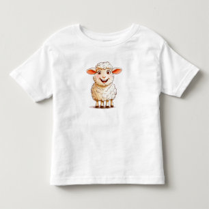 🐑 Cute Sheep Farm Animal Kids Outfit ✨ Toddler T-Shirt