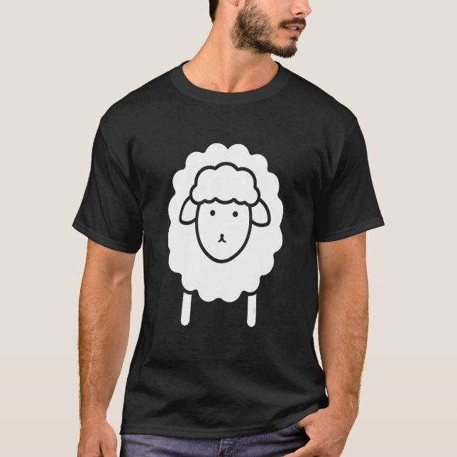 Cute Sheep Farm  Sheep Whisperer For Lamb Farmer 1 T-Shirt (Front)