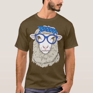 Cute Sheep Farmer Animal Farm  T-Shirt