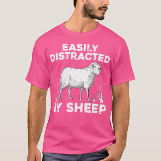 Cute Sheep For Lamb Farm Animal Farmer Sheep Lover T-Shirt
