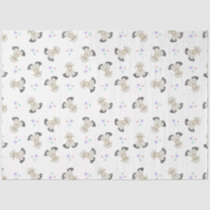 Cute Sheep Kids Farm Animals Barnyard Birthday Tissue Paper