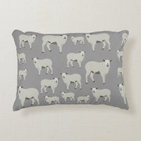 Cute Sheep & Lamb Farm Animal Pattern 