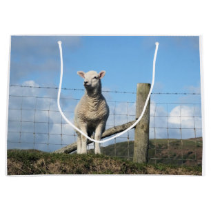 CUTE SHEEP LARGE GIFT BAG