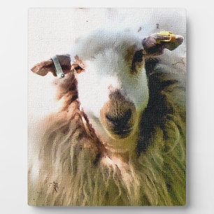 CUTE SHEEP PLAQUE