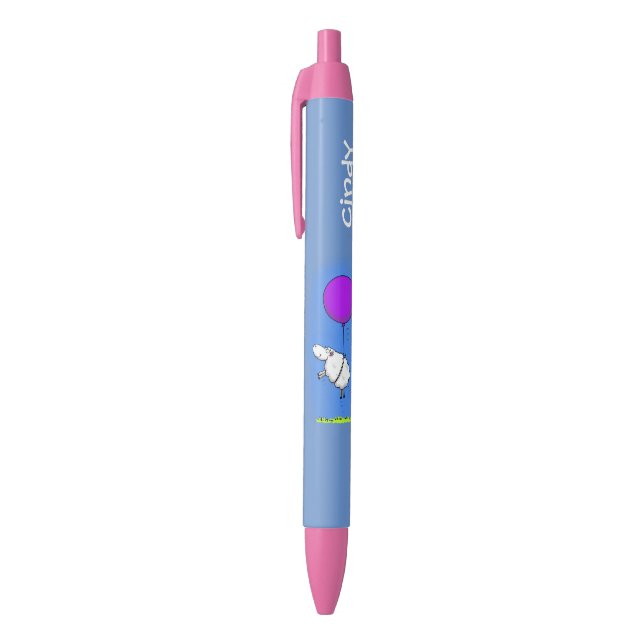 Cute sheep whimsical cartoon pen (Top (Vertical))