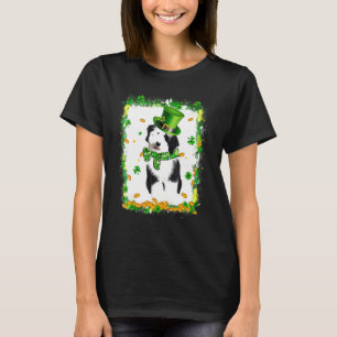 Cute Sheepadoodle Dog St Patricks Day Irish Shamro T-Shirt
