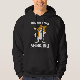 Cute Shiba Inu For Boys Kids Japan Breed Animal Hoodie