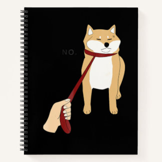 Cute shiba inu | Nope dog funny design Notebook