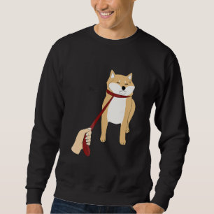 Cute shiba inu Nope dog funny design Sweatshirt