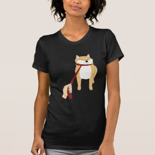 Cute shiba inu Nope dog funny design T-Shirt